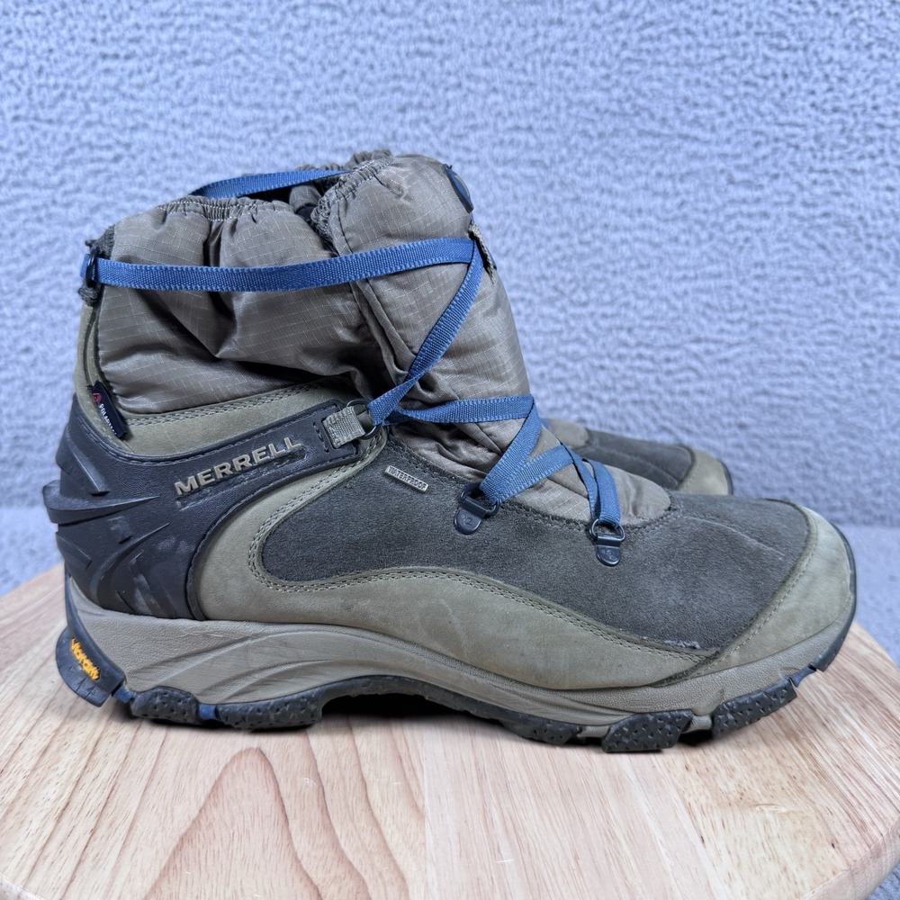 Merrell Thermo Arc Forecast 8 Womens 10 Dusty Olive Waterproof Boots Insulated